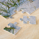 Puzzle Ligne D'Aiguilles De Mer En Sable Blanc (Côté)