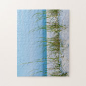 Puzzle Ligne D'Aiguilles De Mer En Sable Blanc (Vertical)