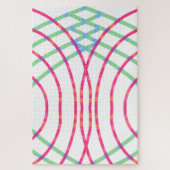 Puzzle Ligne de couleur Abstraite (Vertical)