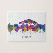 Puzzle Ligne de Rhodes Greece (Horizontal)