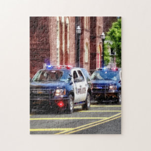 Puzzle Ligne des voitures de police