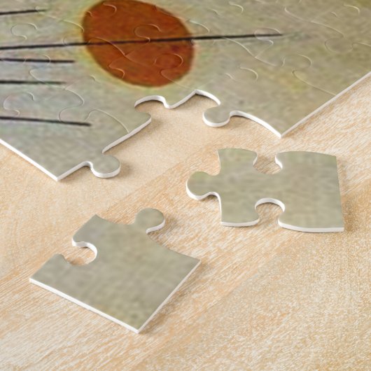 Puzzle Ligne ininterrompue Kandinsky Transverse Abstraite (Côté)