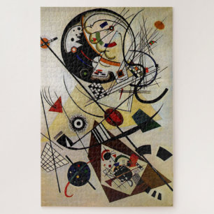 Puzzle Ligne ininterrompue Kandinsky Transverse Abstraite