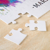 Puzzle Ligne Skyline Marrakech Maroc (Côté)