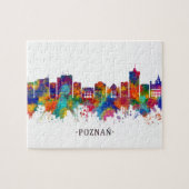 Puzzle Ligne Skyline Poznan Pologne (Horizontal)