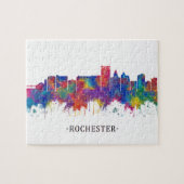 Puzzle Ligne Skyline Rochester Minnesota (Horizontal)