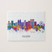 Puzzle Ligne Skyline Ulsan Corée du Sud (Horizontal)