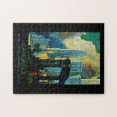 Puzzle Lignes centrales de New York de ~ de Chicago (Horizontal)