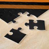 Puzzle - Lignes colorées sur noir (Côté)