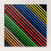 Puzzle - Lignes colorées sur noir (Horizontal)