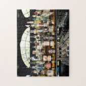 Puzzle Lignes de bouteilles de liquide dans le bar (Vertical)