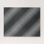 Puzzle Lignes de gris noir et blanc ultra minces (Horizontal)