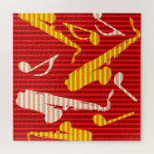 Puzzle Lignes de saxophone  (Horizontal)