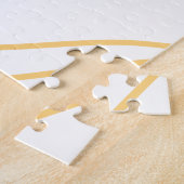 Puzzle lignes de texte de message de nom de bordure espag (Côté)