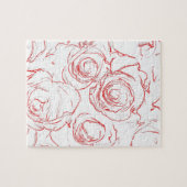 Puzzle Lignes directrices de Red Roses (Horizontal)