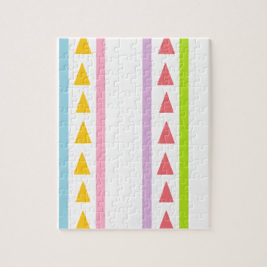 Puzzle Lignes et triangles motif (Vertical)