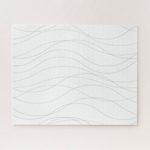 Puzzle Lignes graphiques ondulées modernes, simples, chic