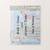 Puzzle L'IL - Drapeaux le long d'avenue Chicago du (Vertical)