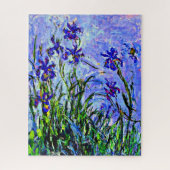 Puzzle Lilac Irises art de Claude Monet, (Vertical)