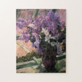 Puzzle Lilacs dans une fenêtre | Mary Cassatt (Vertical)