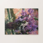 Puzzle Lilacs dans une fenêtre par Mary Cassatt (Horizontal)