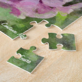 Puzzle lilas pourpre démodé de photo (Côté)