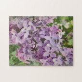Puzzle lilas pourpre démodé de photo (Horizontal)