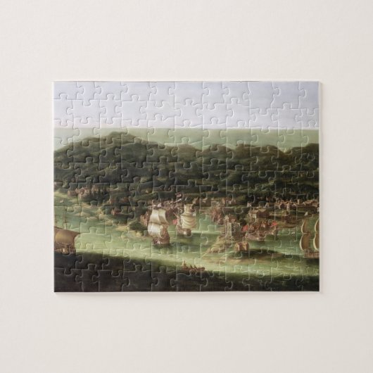 Puzzle L'île des Barbade, c.1694 (huile sur la toile) (Horizontal)
