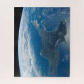 Puzzle L'île du Nord de la Nouvelle-Zélande. (Vertical)