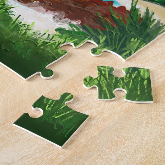 Puzzle L'île tropicale (Côté)