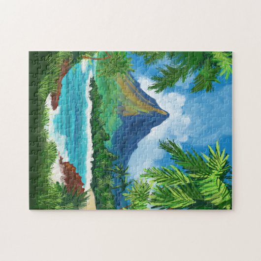 Puzzle L'île tropicale (Horizontal)