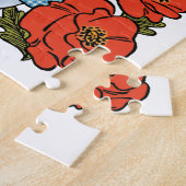 Puzzle L'illustre Sorcier d'Oz, Dorothée, Fleurs de Pavot (Côté)