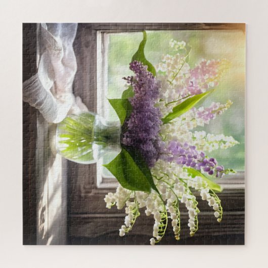 Puzzle Lily de la Vallée et Lilacs (Horizontal)