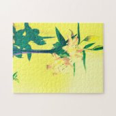 Puzzle Lily en jaune moderne (Horizontal)