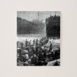 Puzzle L'image open_War de deux navires de débarquement