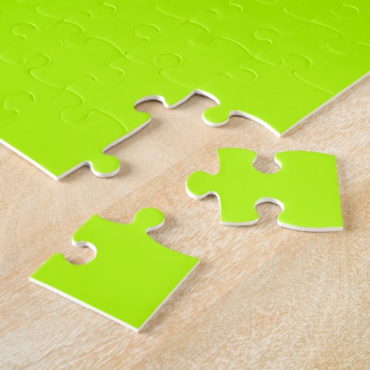 Puzzle Lime électrique dynamique Vert prêt à Customiser (Côté)