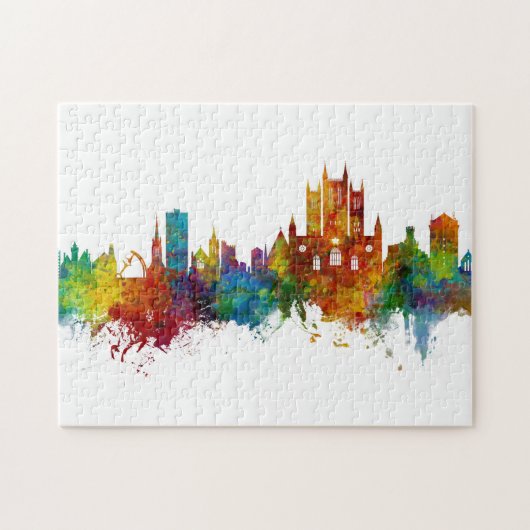 Puzzle Lincoln England Skyline (Horizontal)