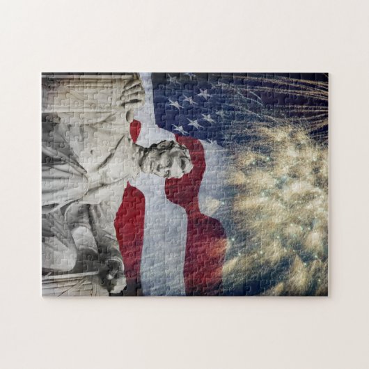 Puzzle Lincoln et Fireworks (Horizontal)