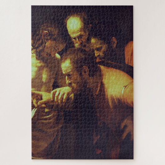 Puzzle L'Incrédulité de saint Thomas par Le Caravage (Vertical)