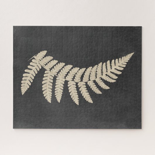 Puzzle Linen Fern (Horizontal)