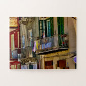 Puzzle Linge sur le balcon en Sicile (Horizontal)