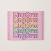 Puzzle Lingorm Kawaii Bubble Letter (Horizontal)