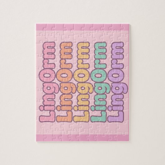 Puzzle Lingorm Kawaii Bubble Letter (Vertical)