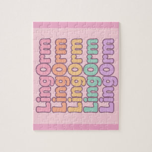 Puzzle Lingorm Kawaii Lettre Bulles