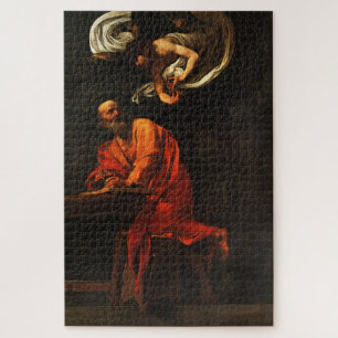 Puzzle L'inspiration de Saint Matthieu par Caravaggio