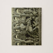 Puzzle Linteau dépeignant la trinité : Siva, Brahma et (Vertical)