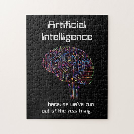 Puzzle L'intelligence artificielle contre la réalité (Vertical)