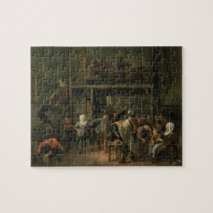 Puzzle L'intérieur d'une taverne avec un couple dansant à
