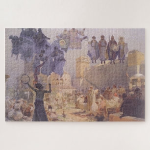 Puzzle L'introduction de la liturgie slave par Mucha