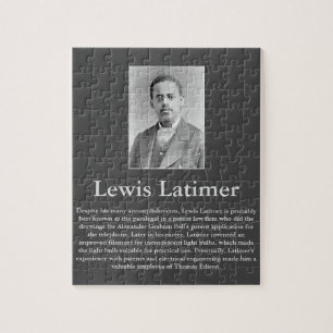 Puzzle L'inventeur afro-américain Lewis Latimer Modèle